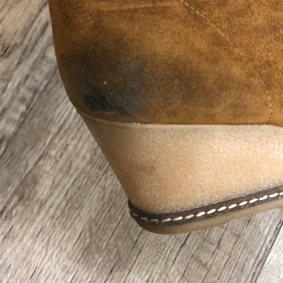 J.Crew Macalister Suede Wedge Boots size 10 - Picture 7 of 8